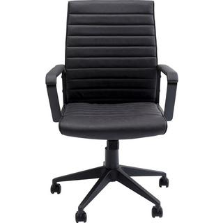 mutoni Chaise de bureau pivotante Labora Noir  