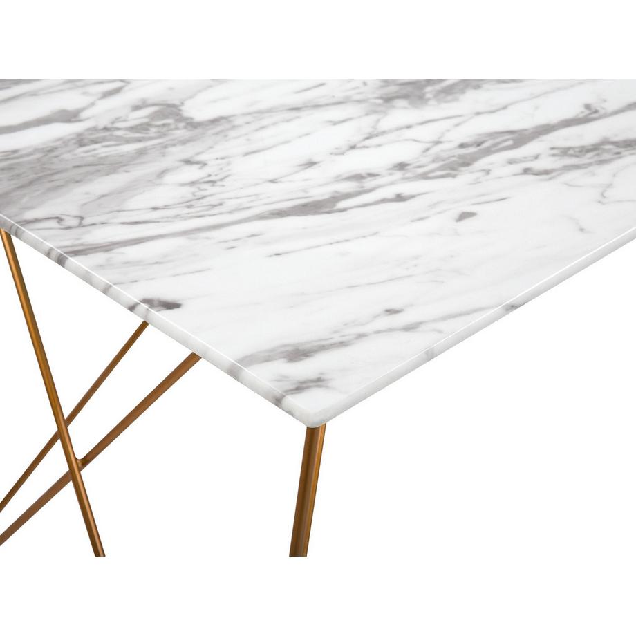 Beliani Table de repas en Verre de sécurité Moderne KENTON  