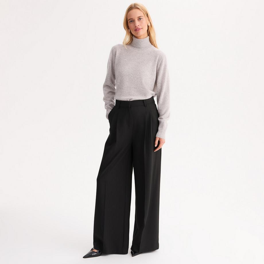 La Redoute Collections Pantalon Taille Haute Large  