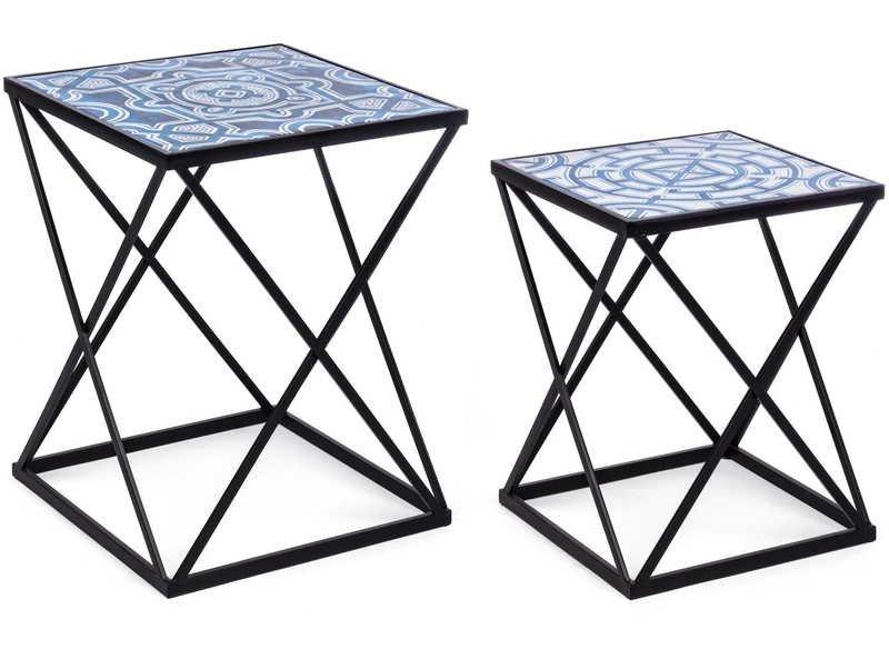 mutoni Table d'appoint Neapolis K24 set de 2  