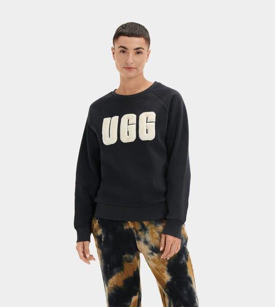 UGG  Madeline Fuzzy Logo Crewneck-M 