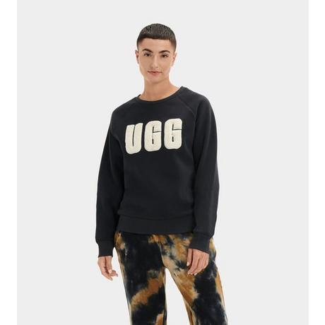 UGG  Madeline Fuzzy Logo Crewneck-M 