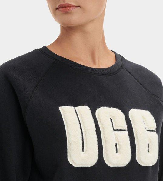 UGG  Madeline Fuzzy Logo Crewneck-M 