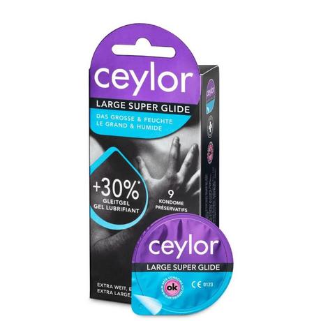 ceylor  Ceylor Préservatifs Large Super Glide (9 pcs) 