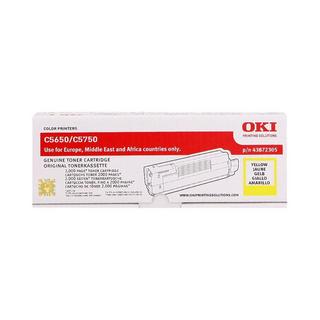 OKI  OKI Toner yellow 43872305 C5650/5750 2000 Seiten 