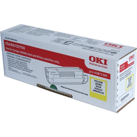 OKI  OKI Toner yellow 43872305 C5650/5750 2000 Seiten 