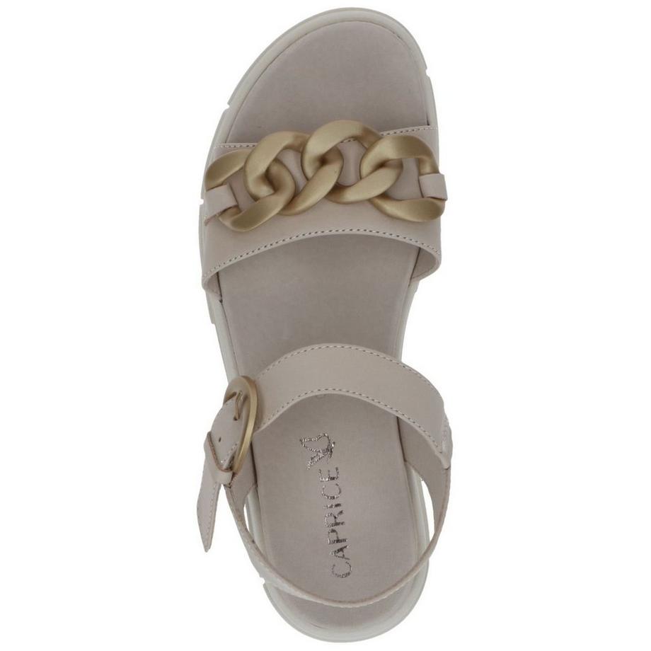 CAPRICE Plateau Sandalen mit Kettendetail  