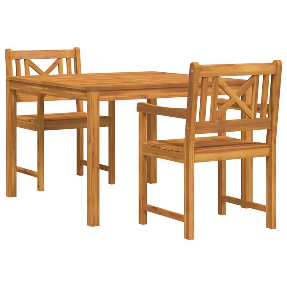Set da Pranzo per Giardino Legno massello di acacia