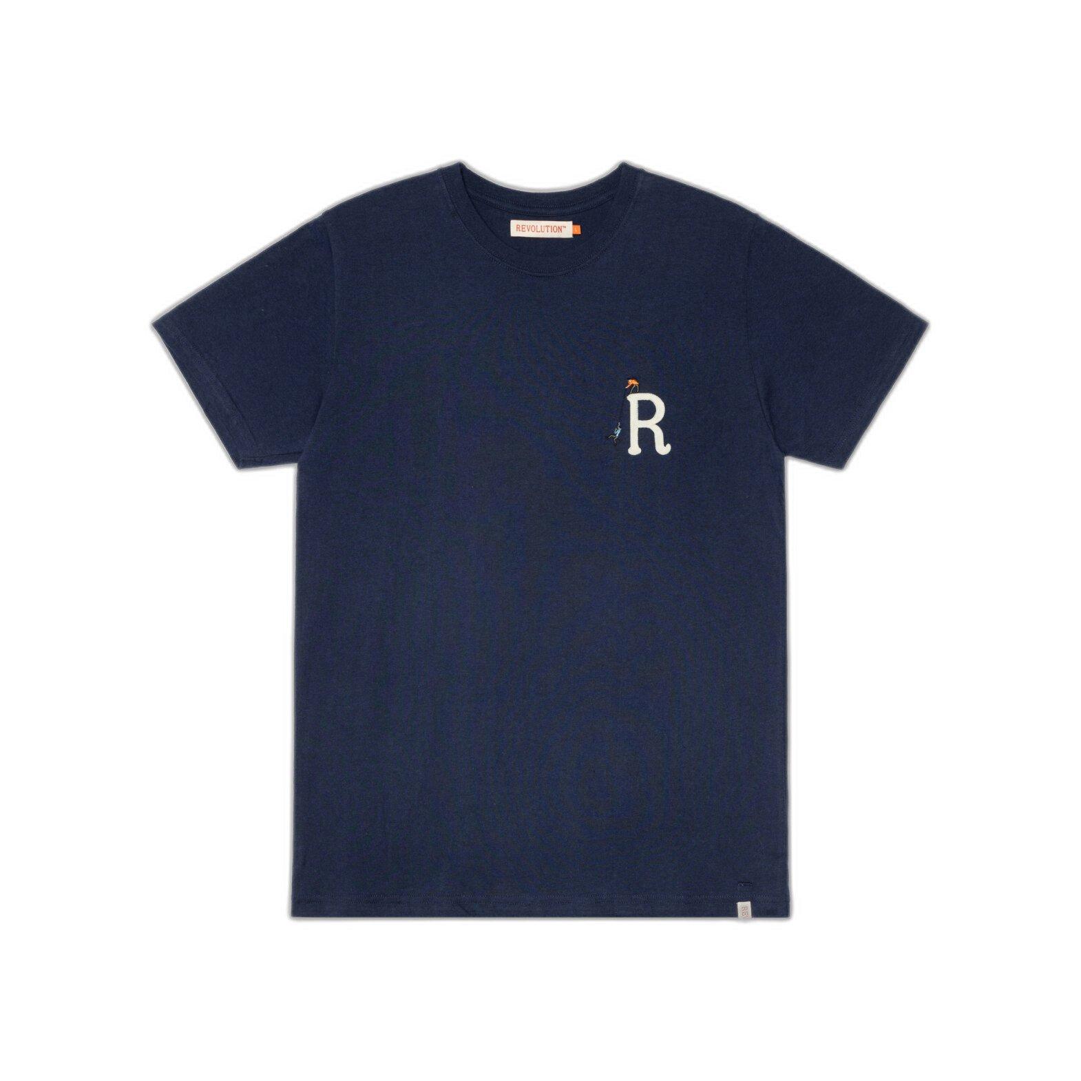 Image of T-shirt Mit Stickerei Auf Der Brust Herren XXL