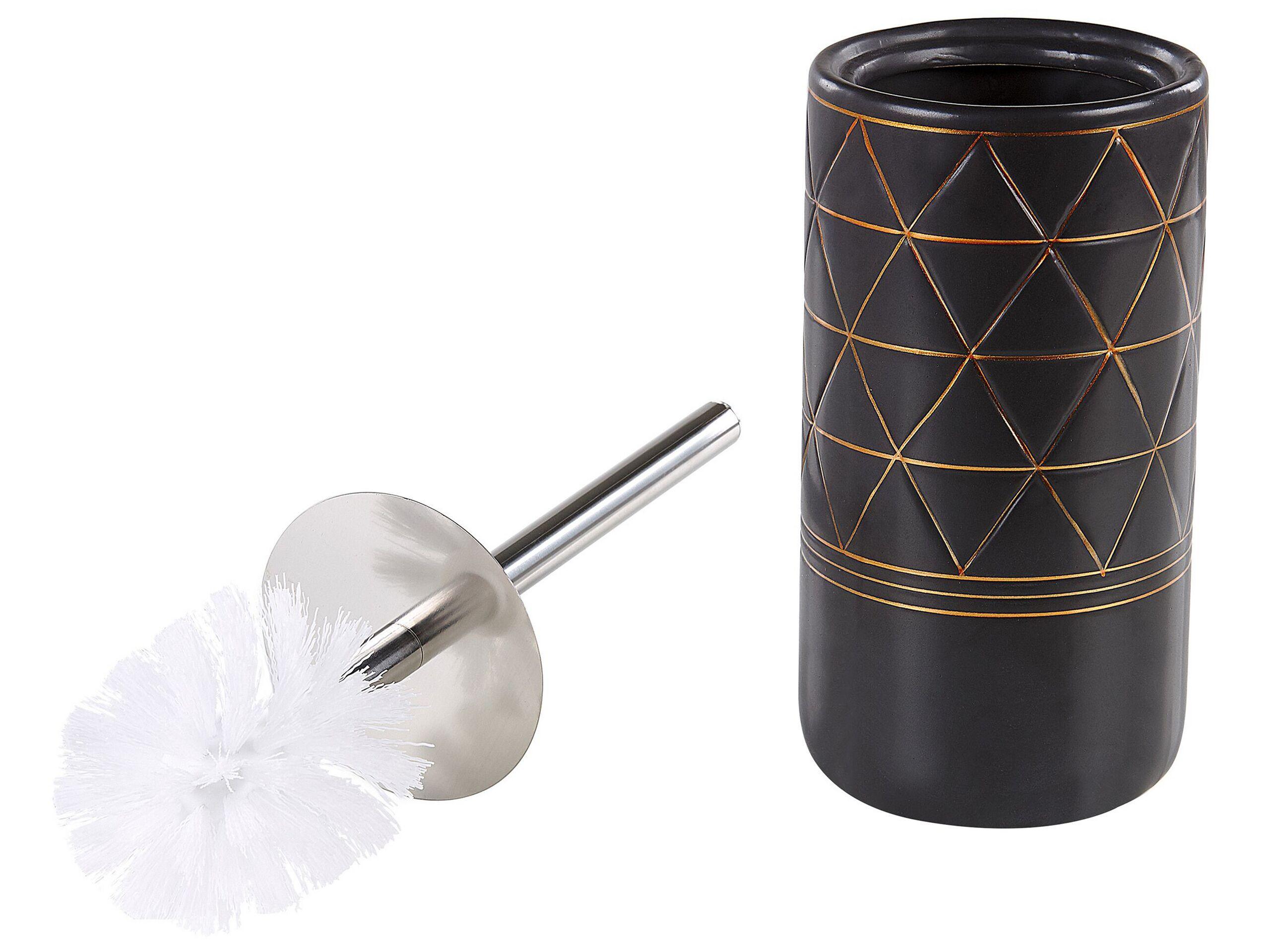 Beliani Set de 5 accessoires de salle de bain en Céramique Glamour LANCO  