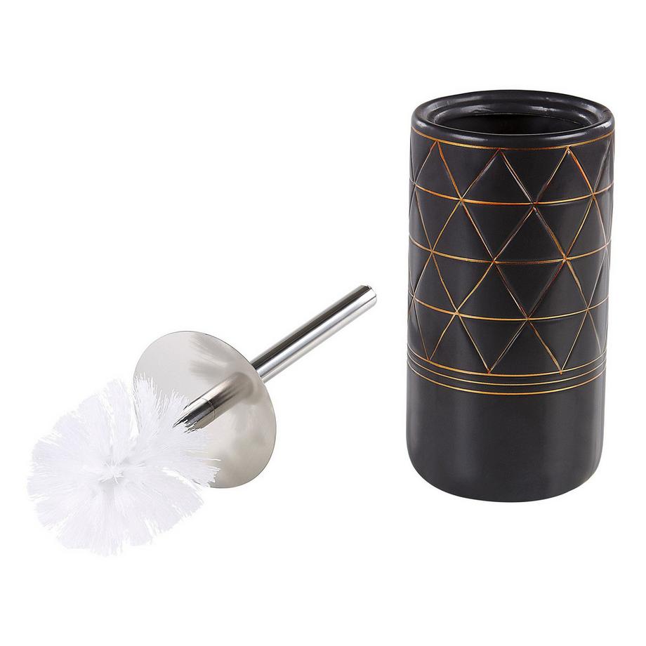 Beliani Set da 5 accessori per il bagno en Ceramica Glamour LANCO  