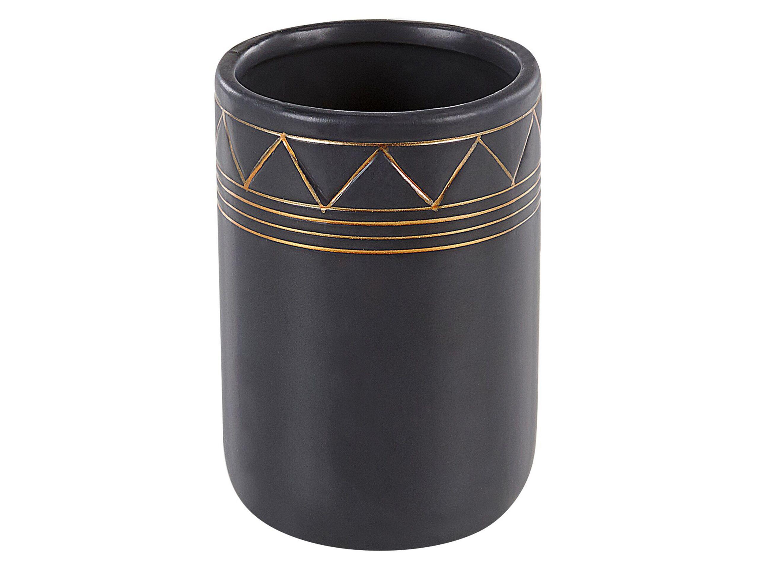 Beliani Set de 5 accessoires de salle de bain en Céramique Glamour LANCO  