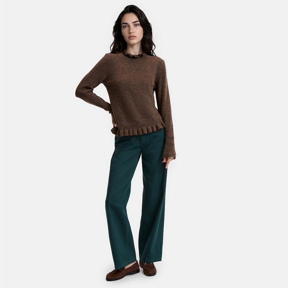 La Redoute Collections Pull avec détails volants  