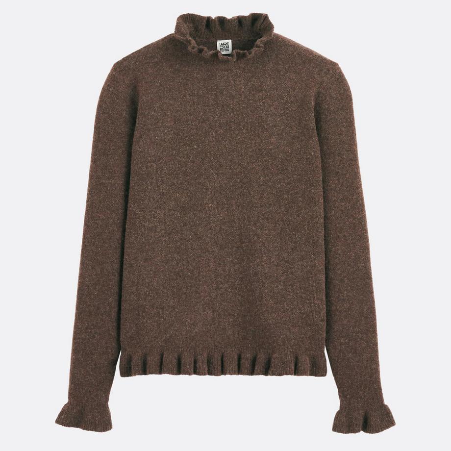 La Redoute Collections Pull avec détails volants  