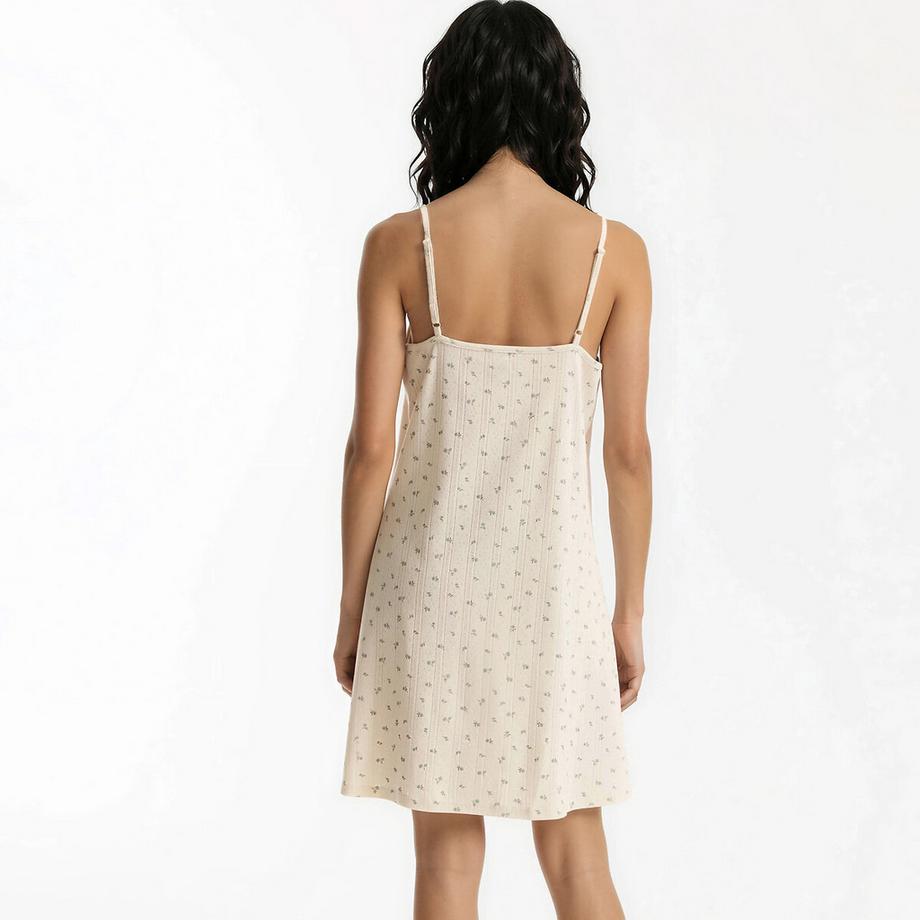 La Redoute Collections Spitzenmasche Negligé Reine Baumwolle  