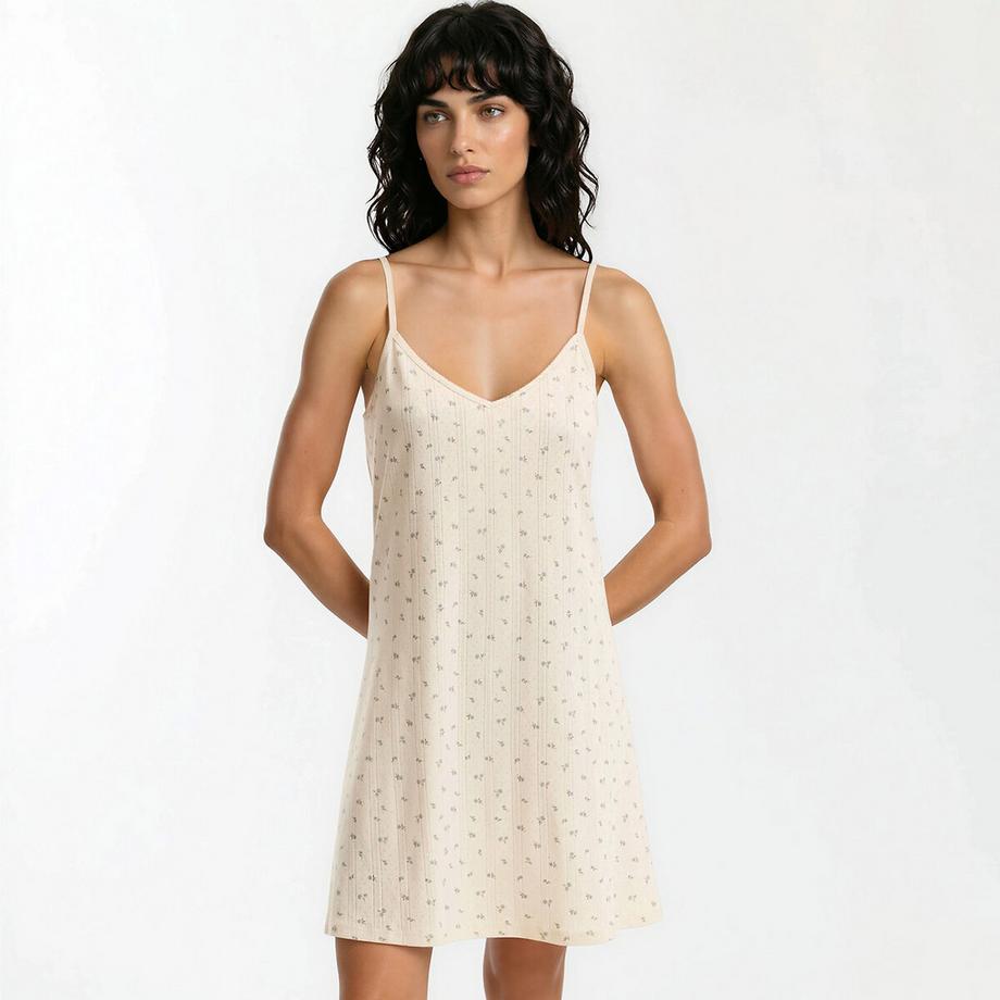 La Redoute Collections Spitzenmasche Negligé Reine Baumwolle  