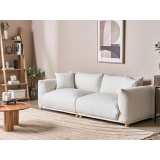 Beliani 3 Sitzer Sofa aus Polyester Klassisch LUVOS  