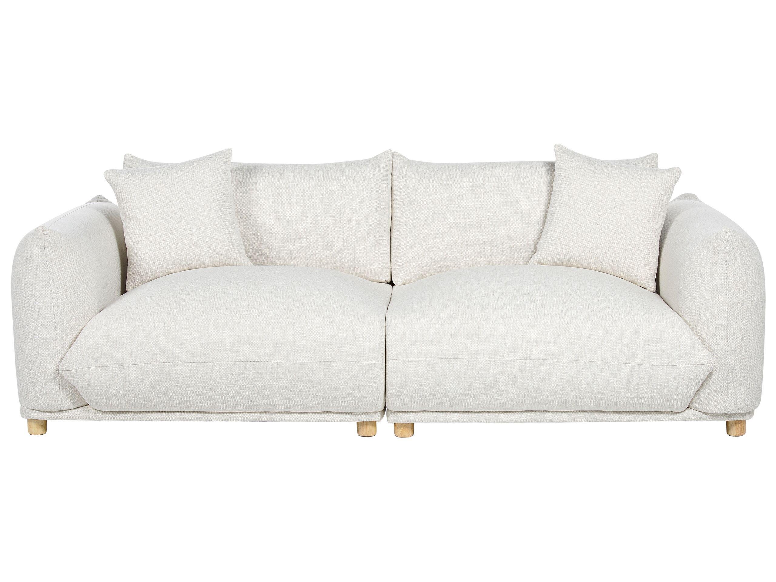 Beliani 3 Sitzer Sofa aus Polyester Klassisch LUVOS  