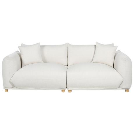 Beliani 3 Sitzer Sofa aus Polyester Klassisch LUVOS  