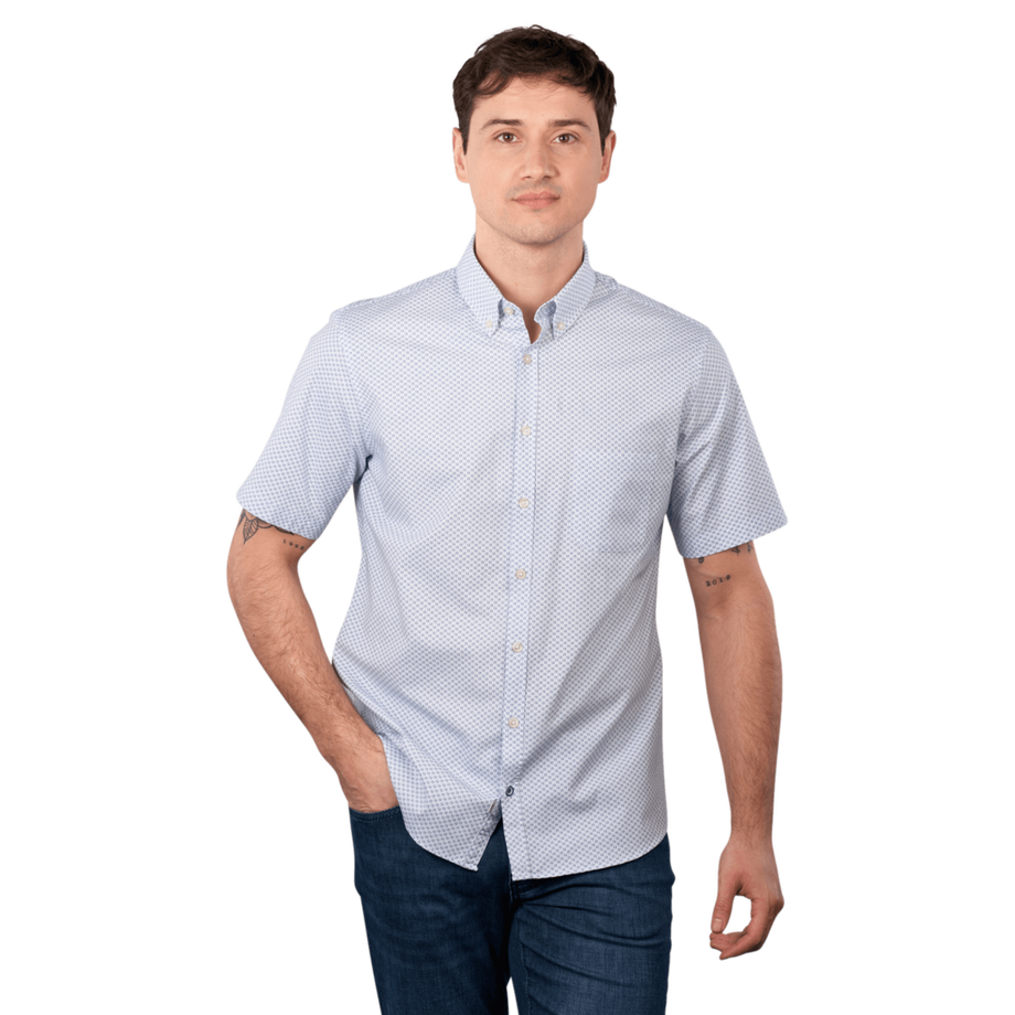 Dan Shirt Button Down Short Sleeve