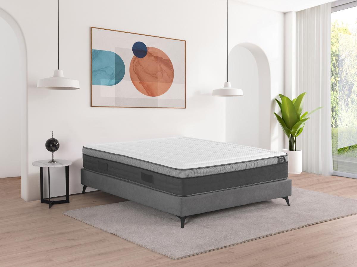 Ysmée Matelas 160 x 200 cm ressorts ensachés 7 zones et mémoire de forme ép.30cm  - ASGARD de YSMÉE  