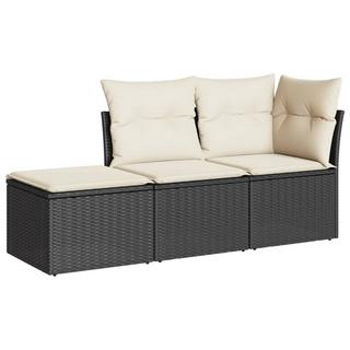 VidaXL set divano da giardino Polirattan  