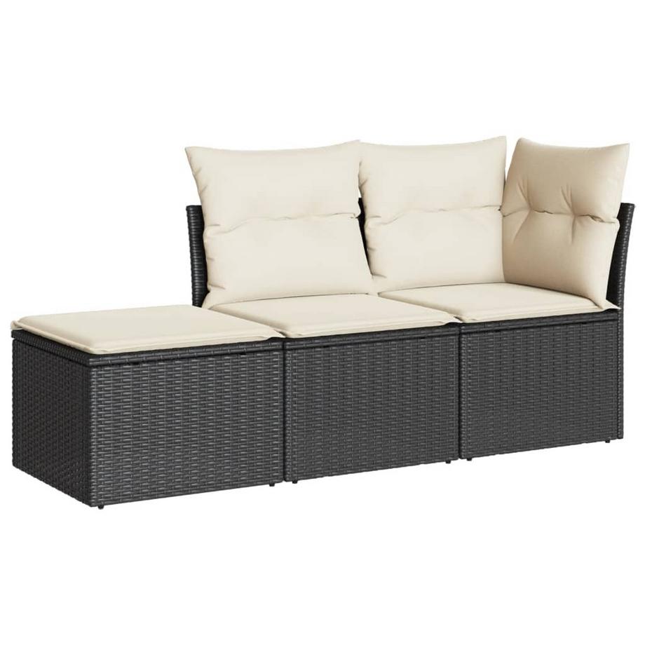 Ensemble de canapés de jardin rotin synthétique