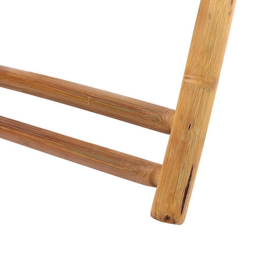 Beliani Set mit 2 klappbaren Liegestühlen aus Bambusholz  ATRANI  