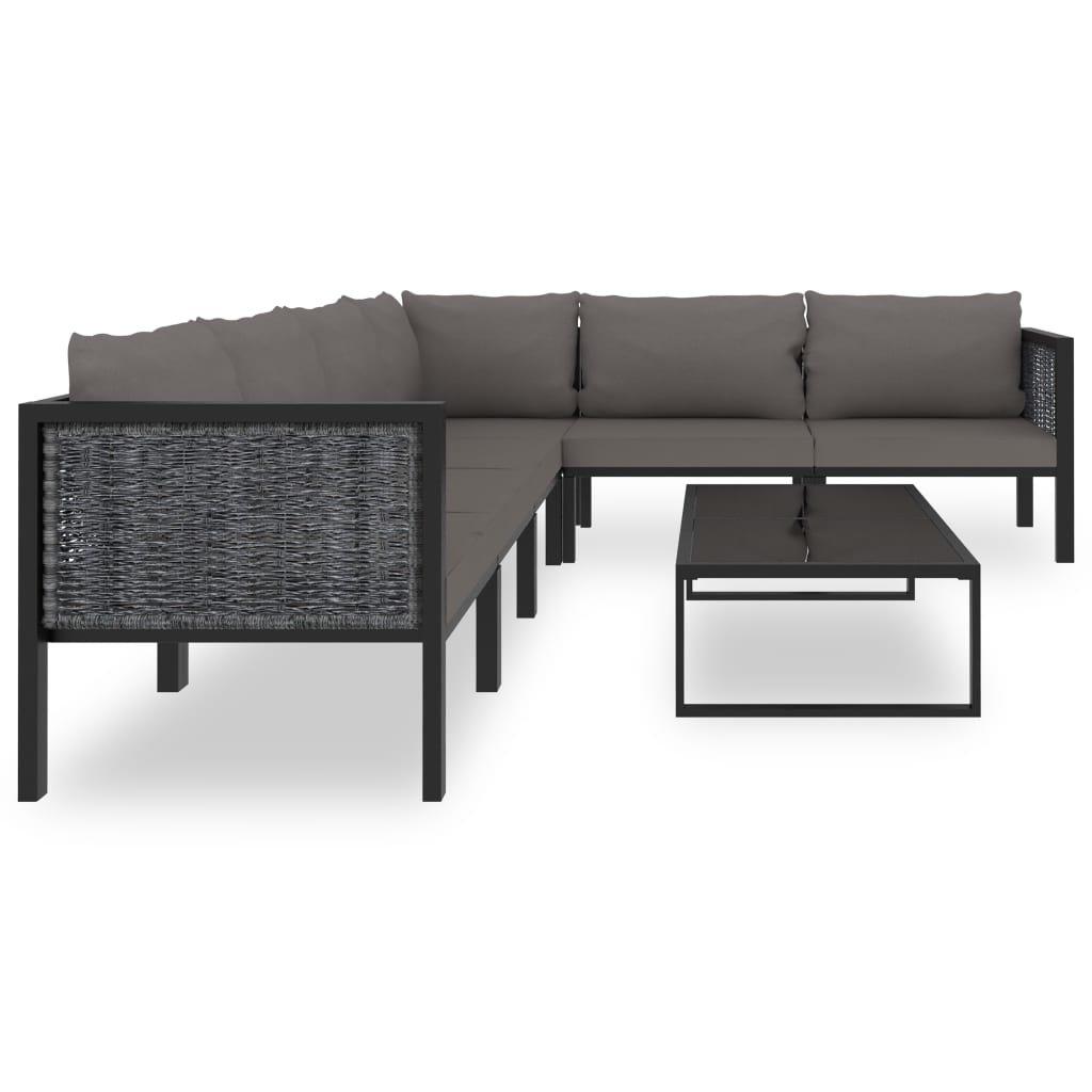 VidaXL Gartensofa poly-rattan  