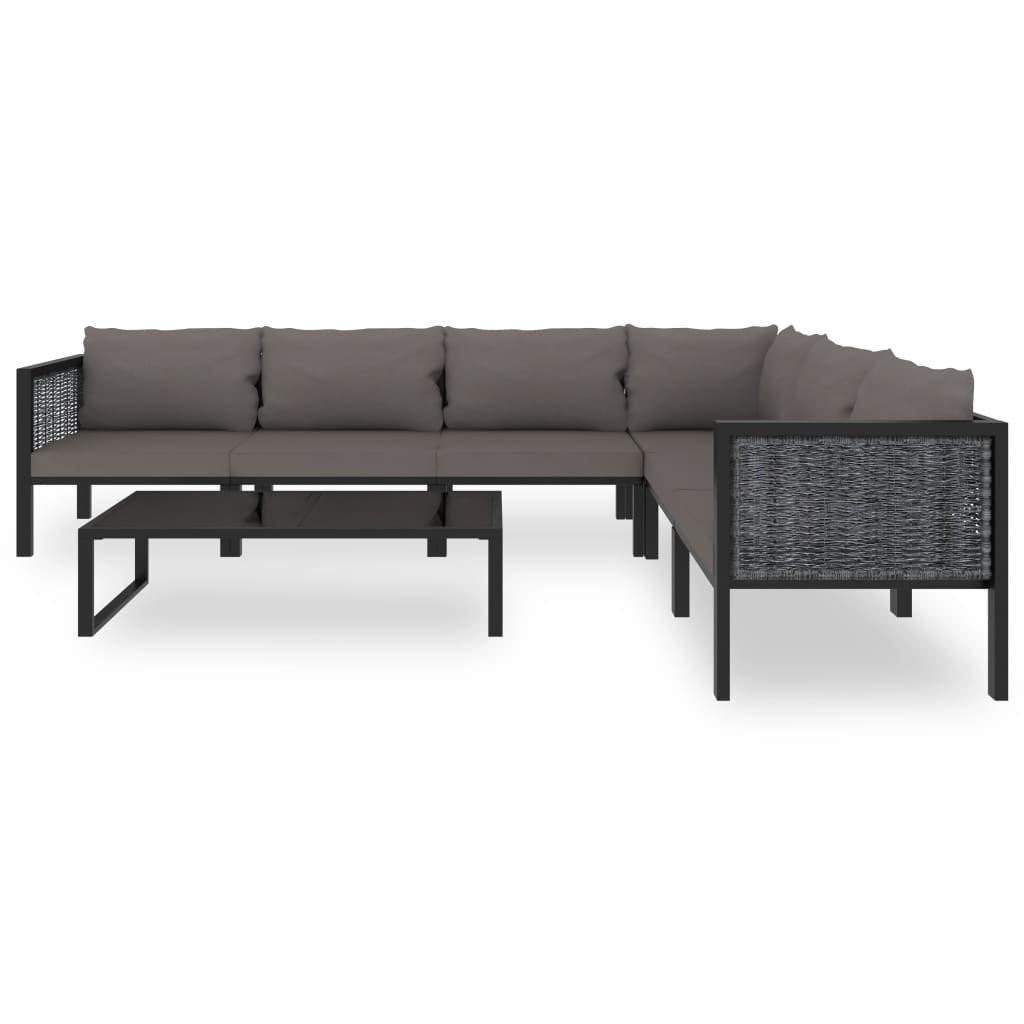 VidaXL Gartensofa poly-rattan  