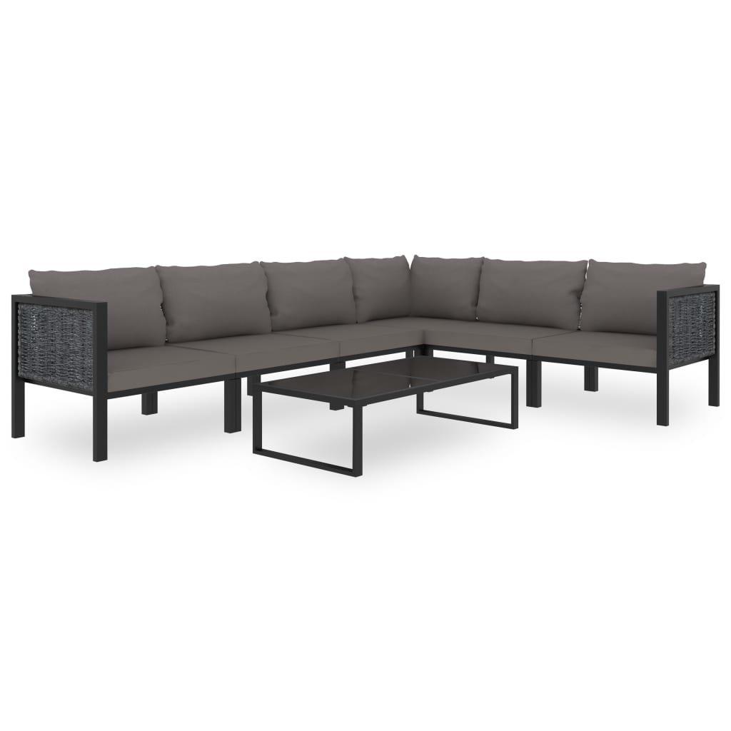 VidaXL Gartensofa poly-rattan  