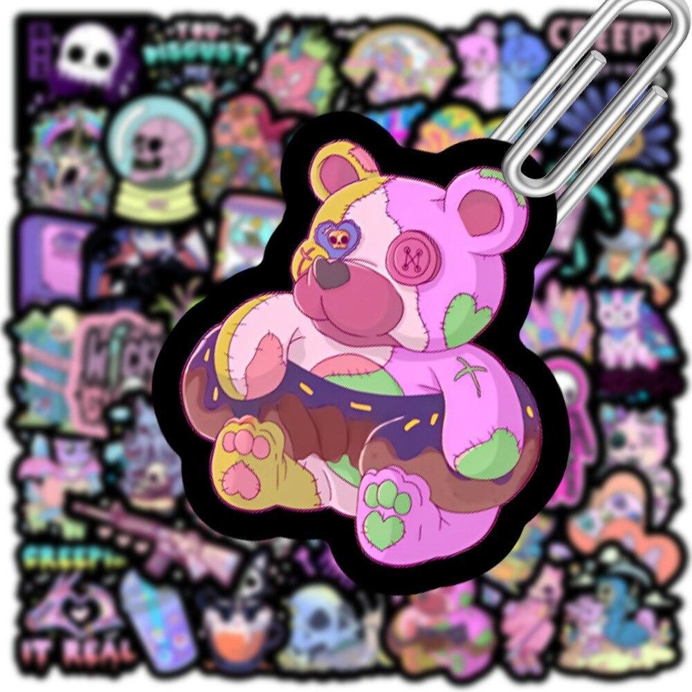 Gameloot Aufkleber - süße Horrormotive - 50 Stk  