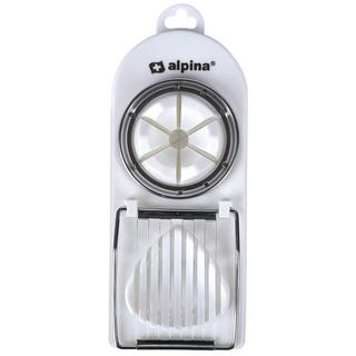 ALPINA Coupe-œufs et diviseur d'œufs 2 en 1 : robuste, passe au lave-vaisselle  