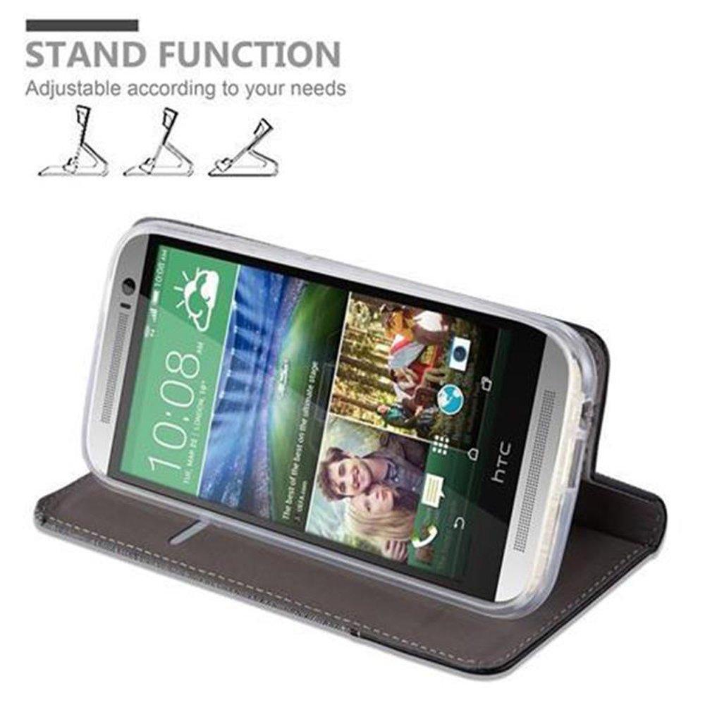 Cadorabo  Housse compatible avec HTC ONE M8 - Coque de protection avec fermeture magnétique, fonction de support et compartiment pour carte 