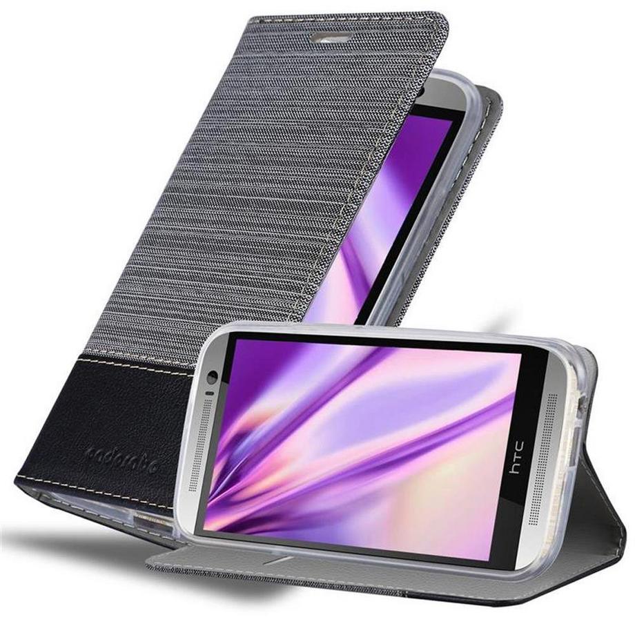 Cadorabo  Hülle für HTC ONE M8 Magnetverschluss, Kartenfach 