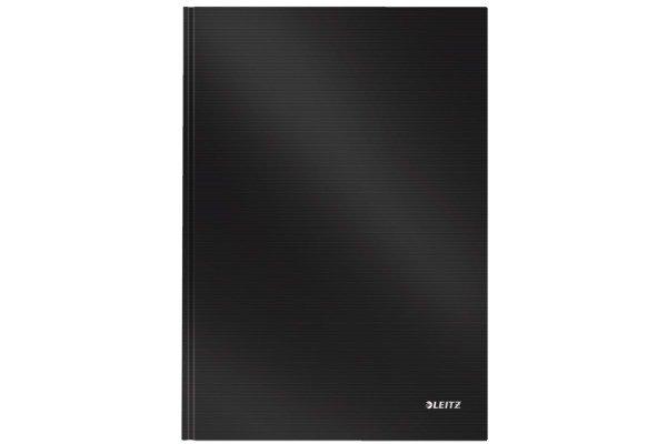 Leitz LEITZ Notizbuch Solid, Hardcover A4 46650095 liniert schwarz  