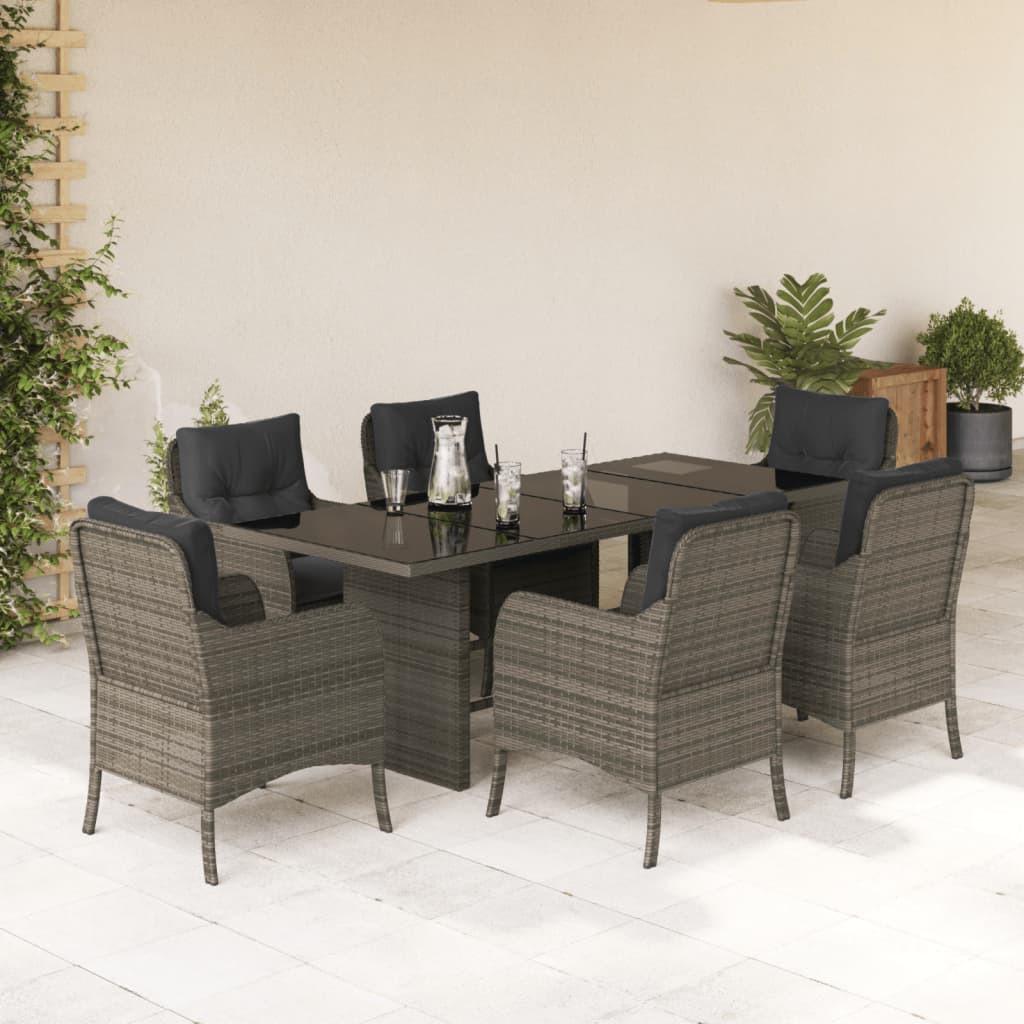 VidaXL set da pranzo da giardino Polirattan  