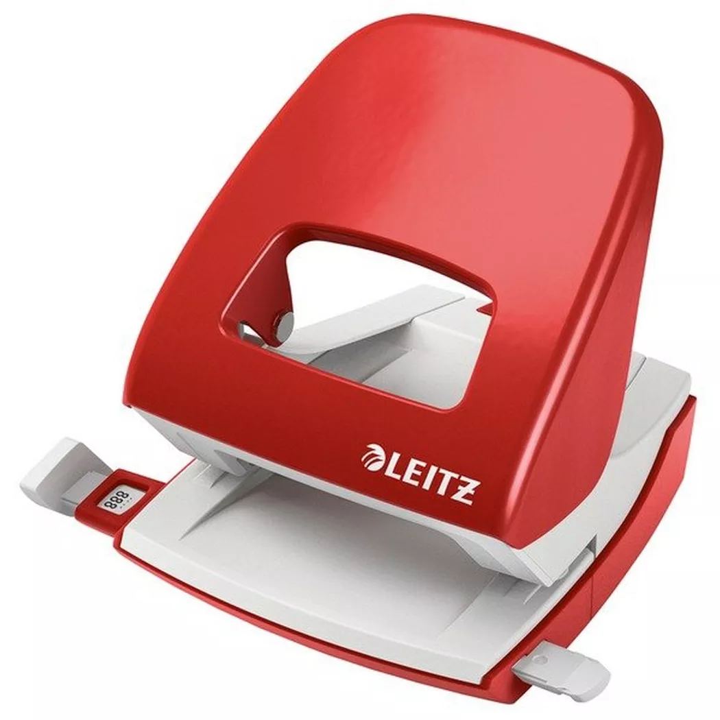 Leitz 5008 hole punch 30 sheets Red
