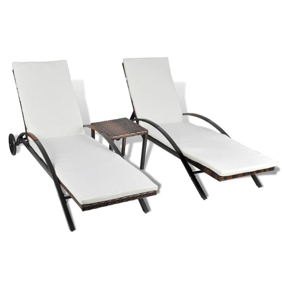 VidaXL Chaise longue  