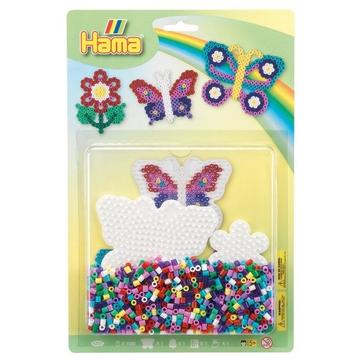 HAMA Bügelperlen Set Midi G1014207-0 Schmetterling und Blume