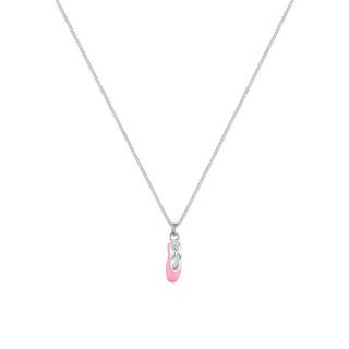 Elli  Halskette Kinder Ballerina Schuh Emaille 