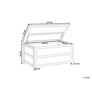 Beliani Cesta en Cemento Industriale ACATE  