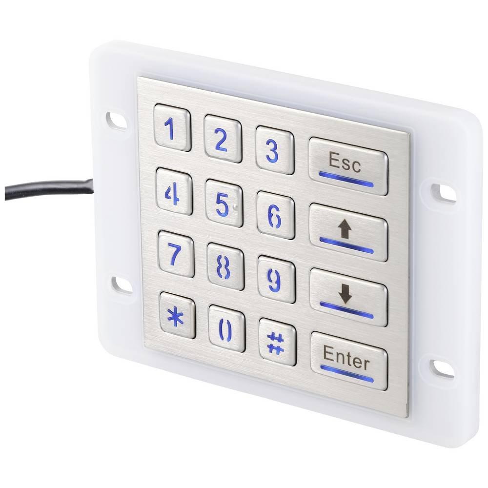 Image of Robuster USB-Nummernblock aus Edelstahl