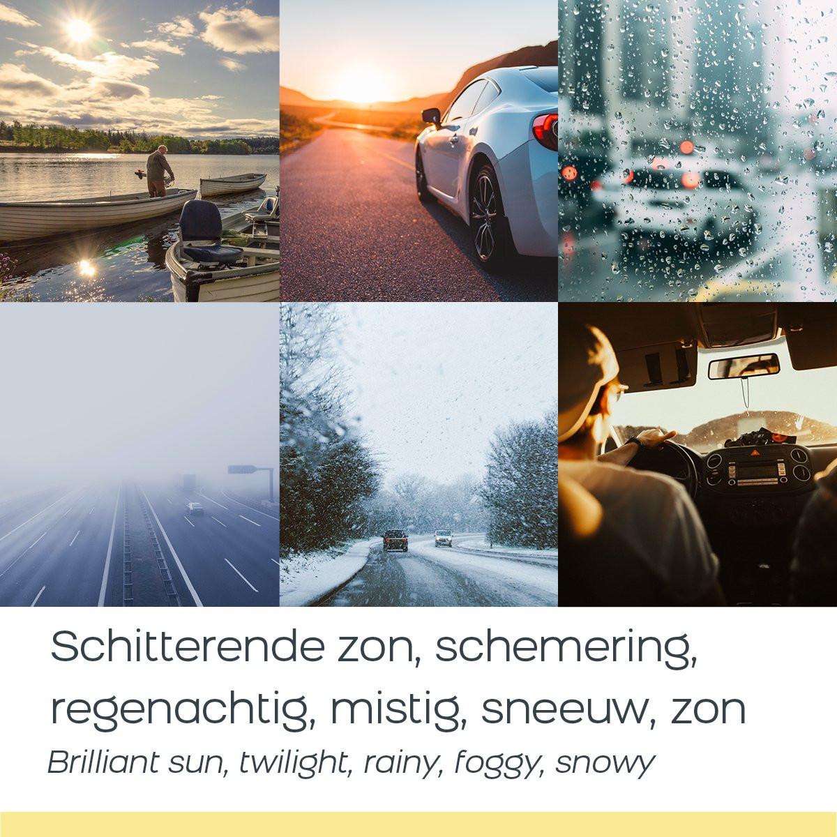 Figuretta HD Brillen-Überzieh-Sonnenbrille Panter  