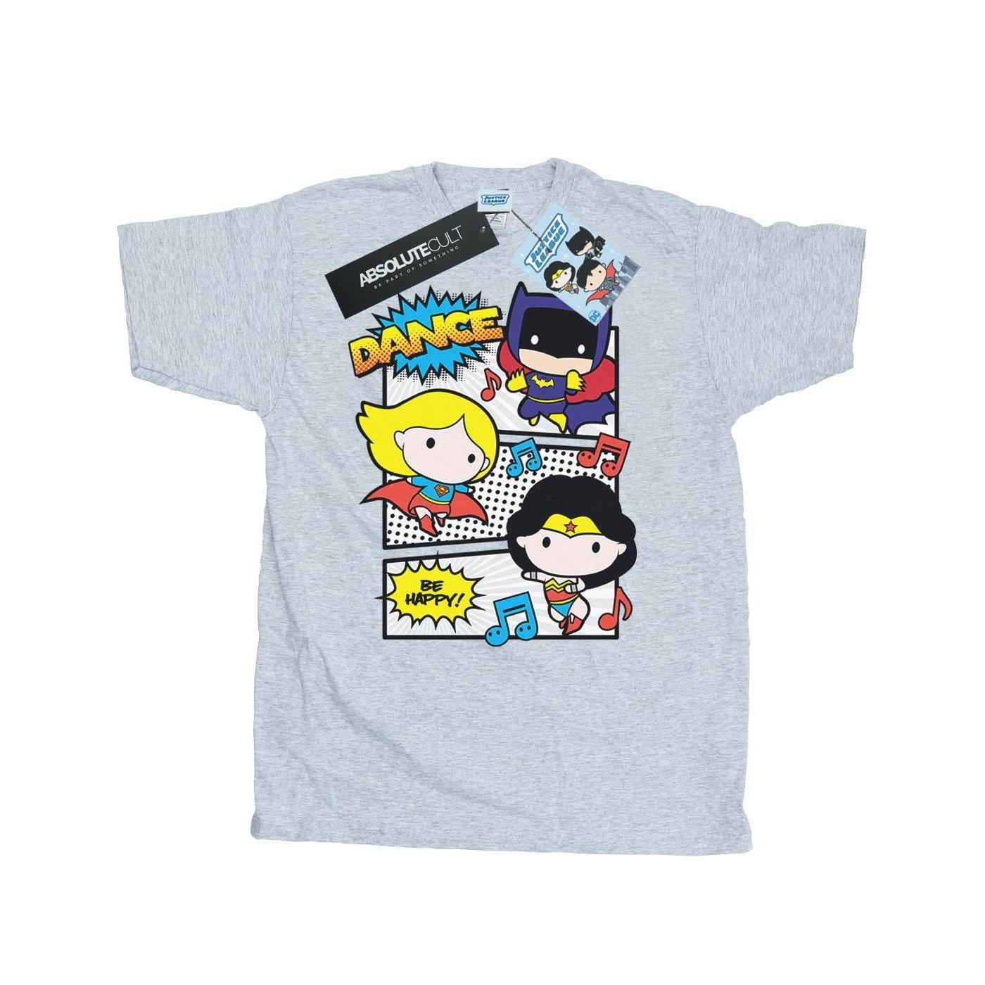 Image of Chibi Super Friends Dance Tshirt Herren Grau L