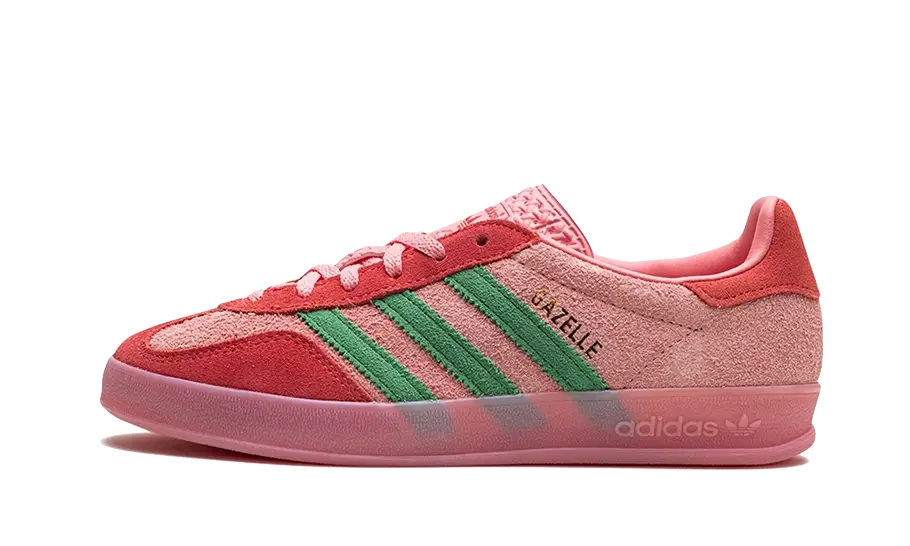 Image of adidas Gazelle Indoor Semi Pink Spark Preloved Scarlet Damen Rosa 36