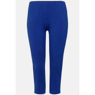 Ulla Popken  Pantalon corsaire longueur 7/8, taille élastique - jusqu'au 68/70 