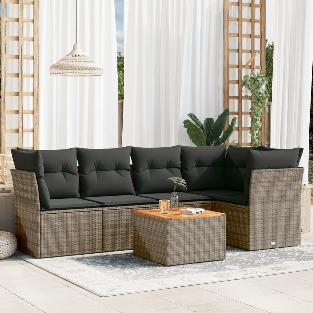 VidaXL Garten sofagarnitur poly-rattan  