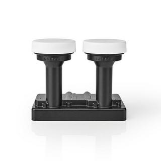 Nedis  LNB | Quad Monoblock 6.0° | Ausgangsstecker: 4x F-Stecker | Rauschfaktorbereich: 0.85 dB | Konvertierungsgewinn: 52 - 67 dB | Schwarz | Geeignet für: Astra+ / Hotbird 