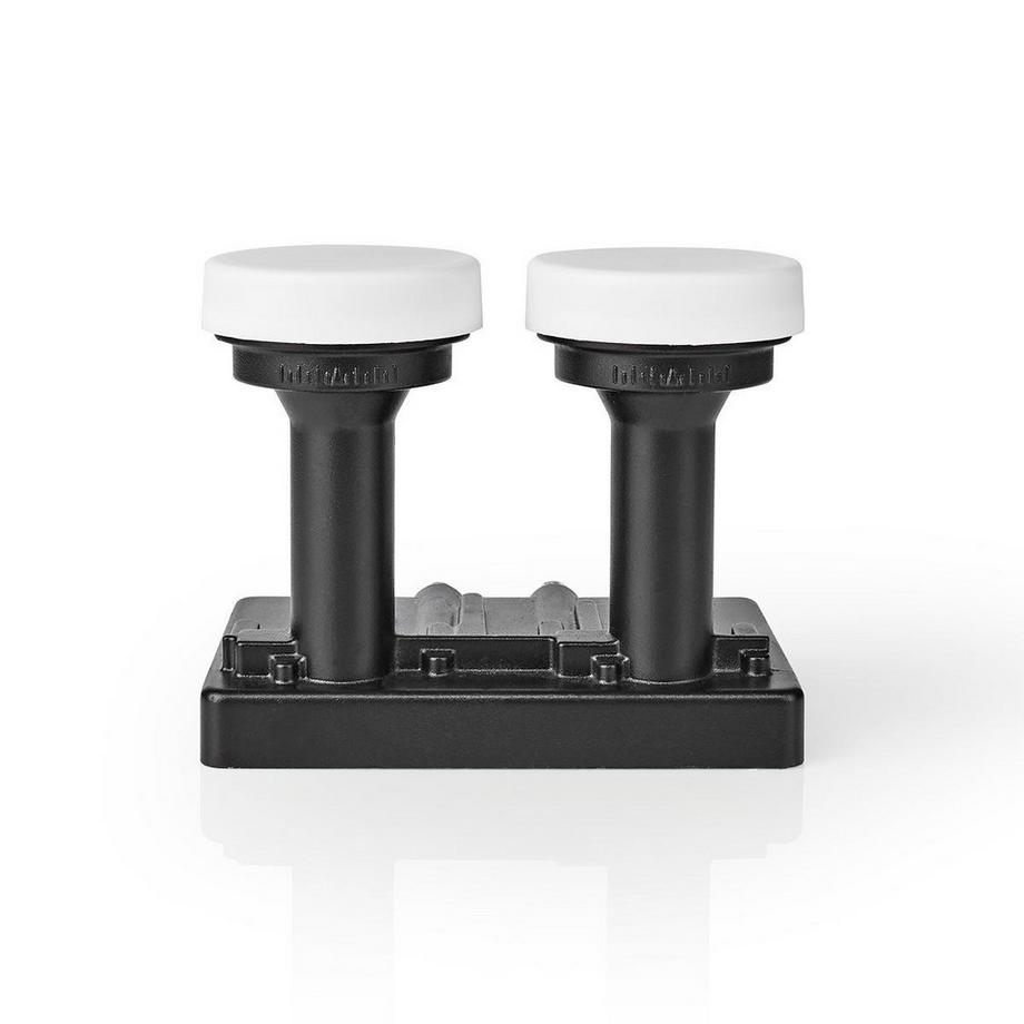 Nedis  LNB | Quad Monoblock 6.0° | Ausgangsstecker: 4x F-Stecker | Rauschfaktorbereich: 0.85 dB | Konvertierungsgewinn: 52 - 67 dB | Schwarz | Geeignet für: Astra+ / Hotbird 